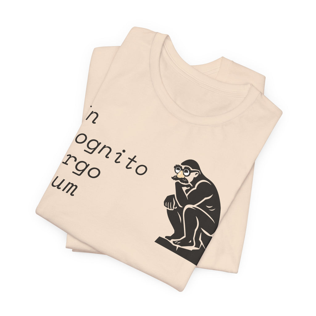 In Cognito Ergo Sum – Minimalist Philosophy T-Shirt
