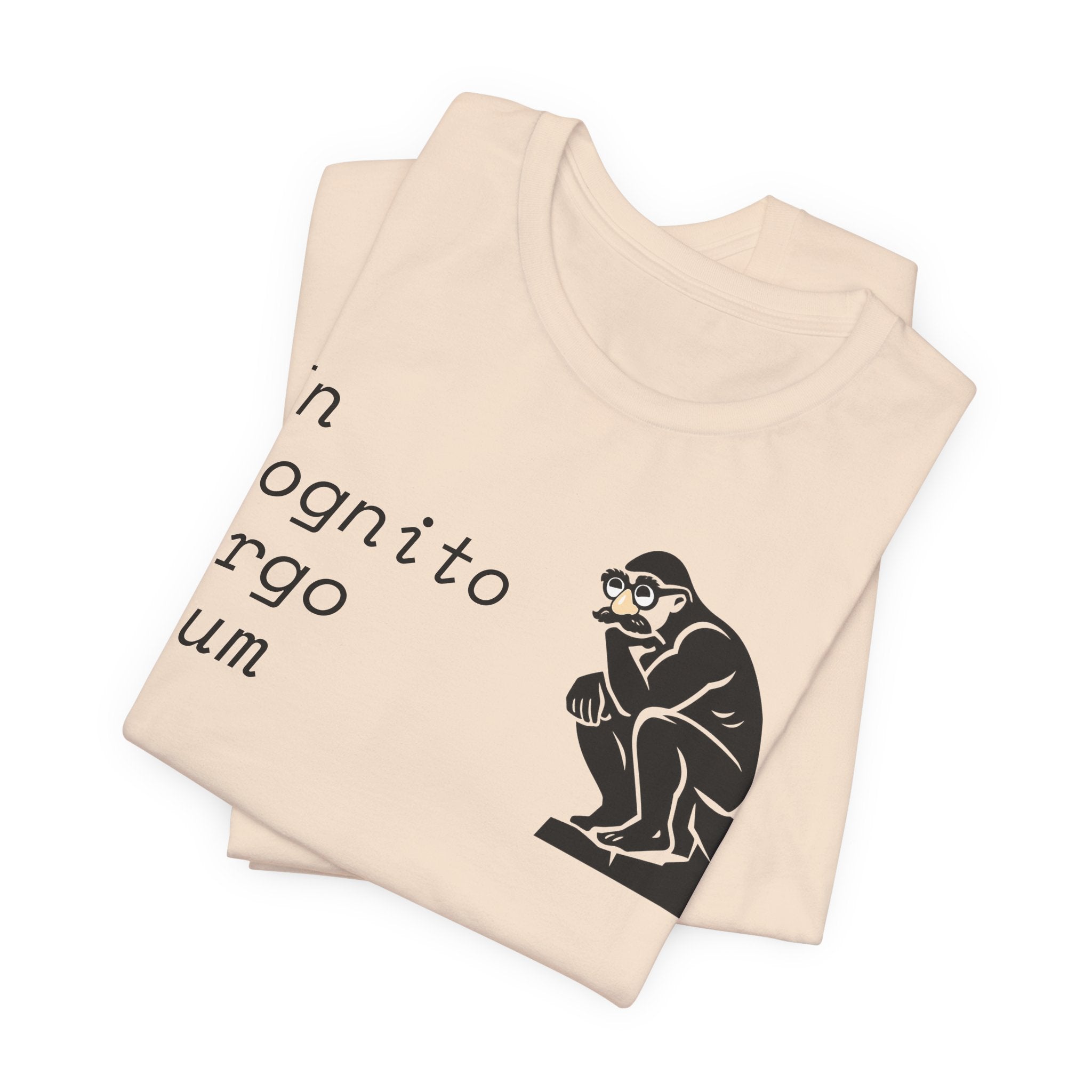 In Cognito Ergo Sum – Minimalist Philosophy T-Shirt