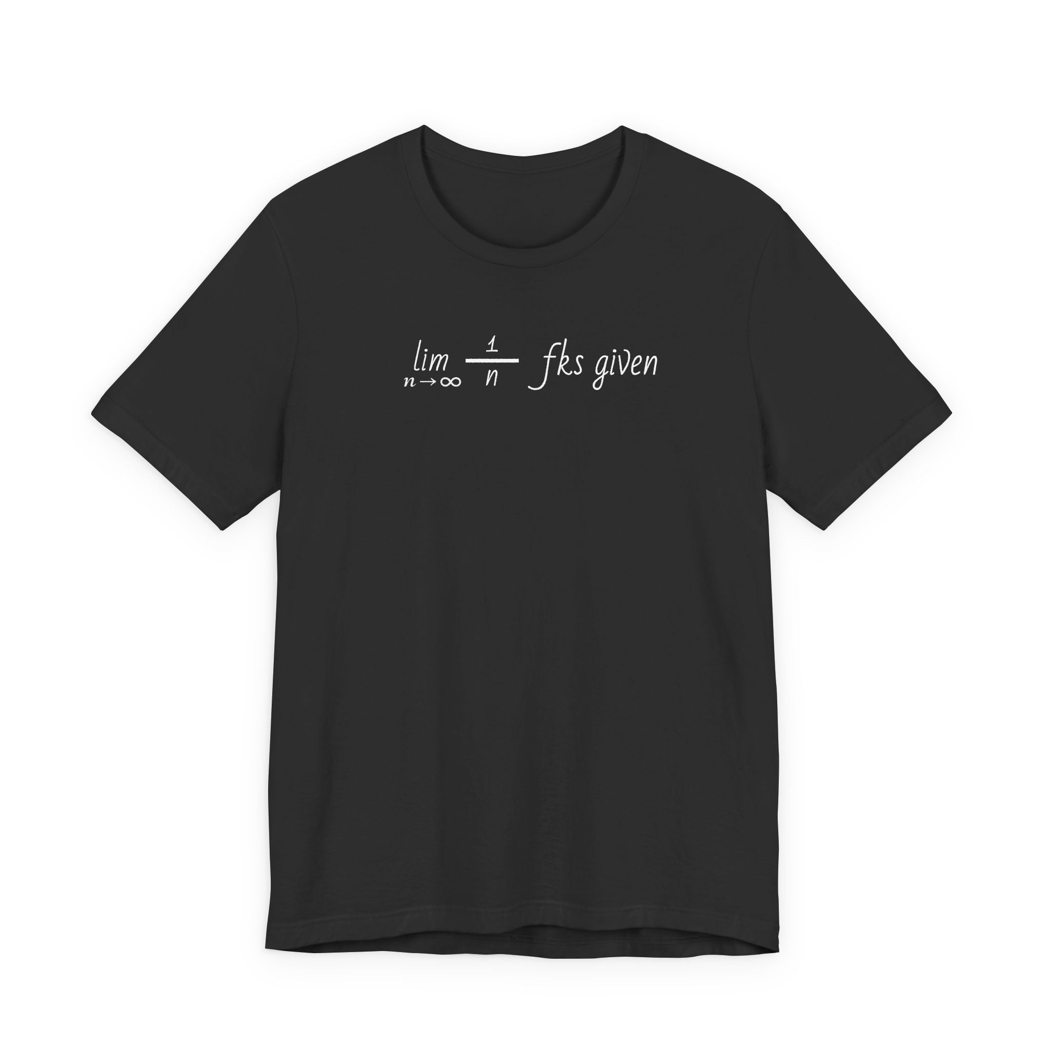 "Zero Fks Given" Limit Equation T-Shirt | Shirts for bad*ss nerds