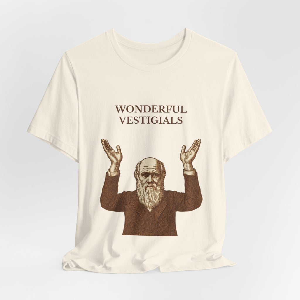 Wonderful Vestigials – Vintage Style Darwin Science Tee