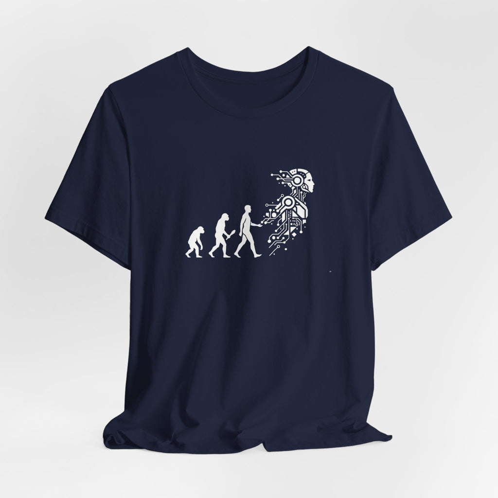 AI Evolution T-Shirt — From Ape to Algorithm