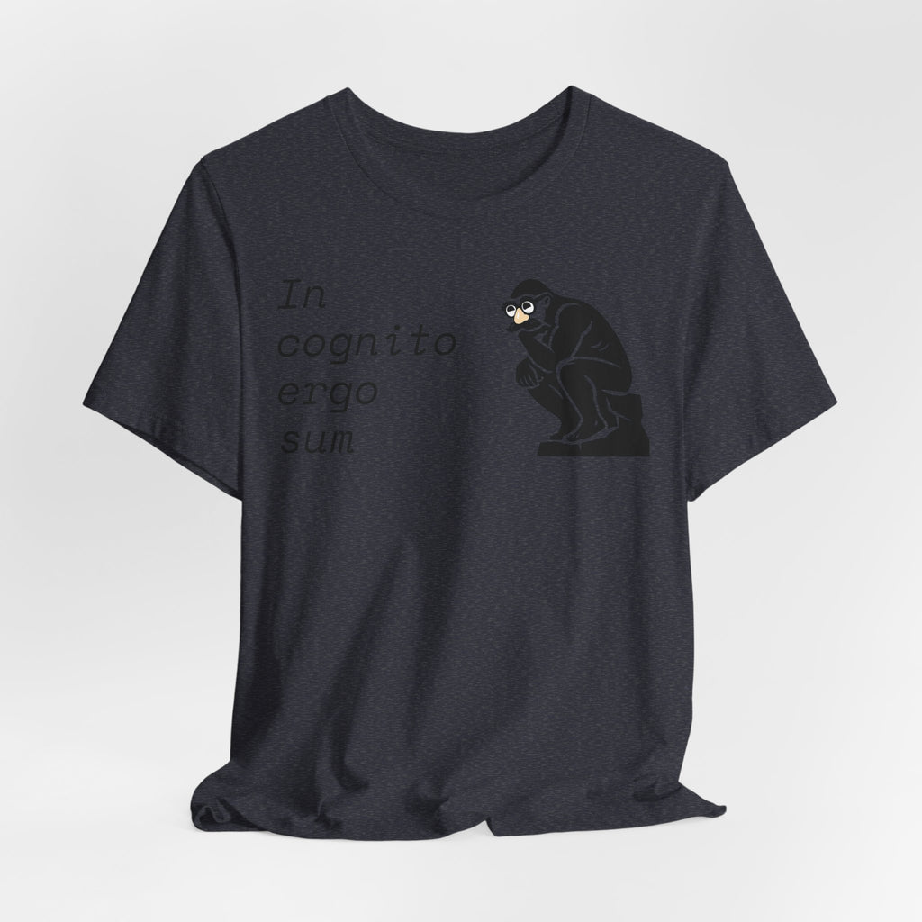 In Cognito Ergo Sum – Minimalist Philosophy T-Shirt