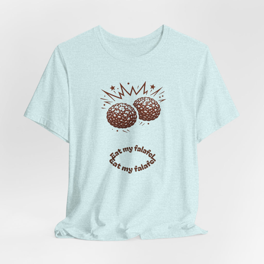 Eat My Falafel Graphic Tee | Sarcastic Middle Eastern Food Shirt | Edgy Humor