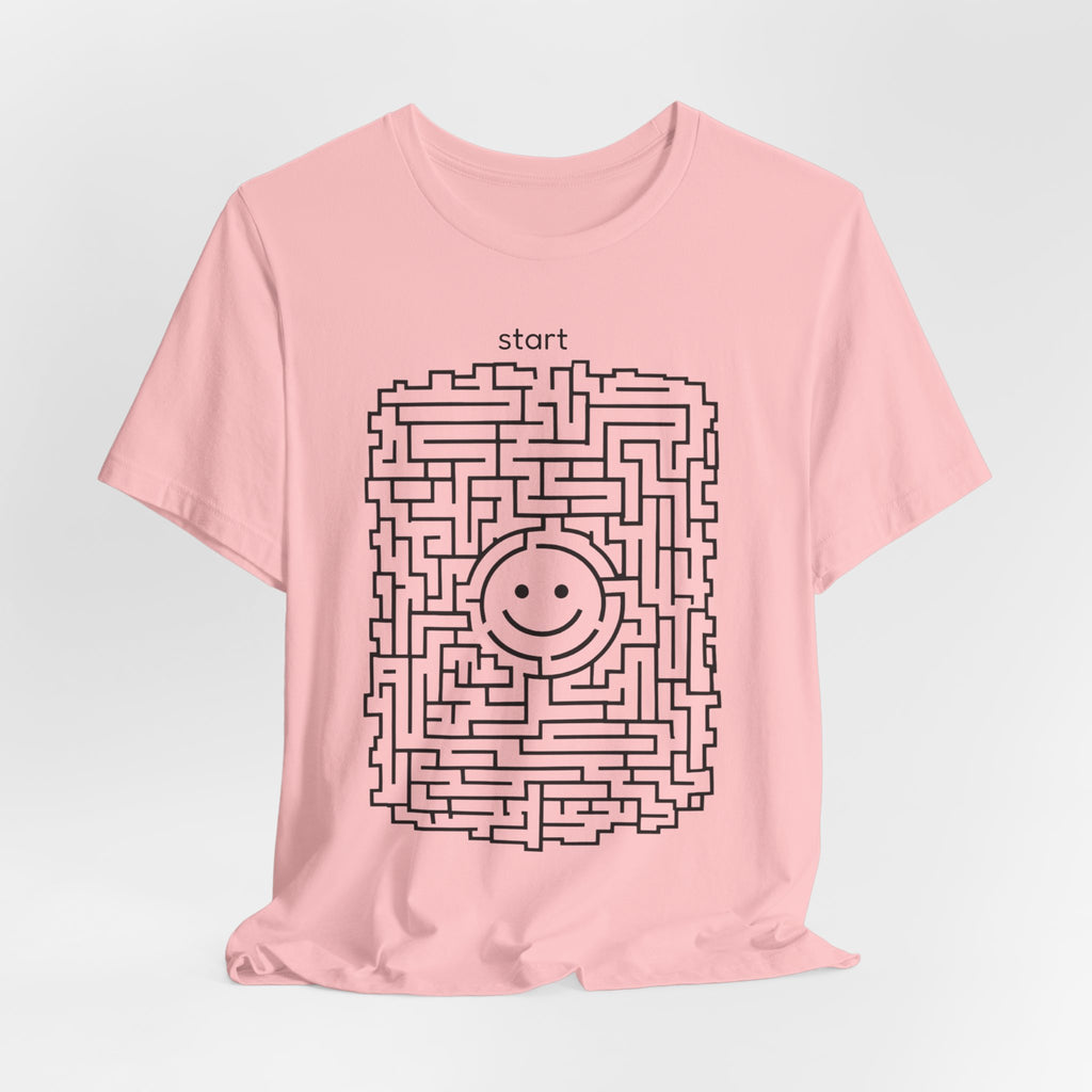 The "Pursuit of Happiness" Unsolvable Maze Tee | Funny Nihilist Graphic Shirt