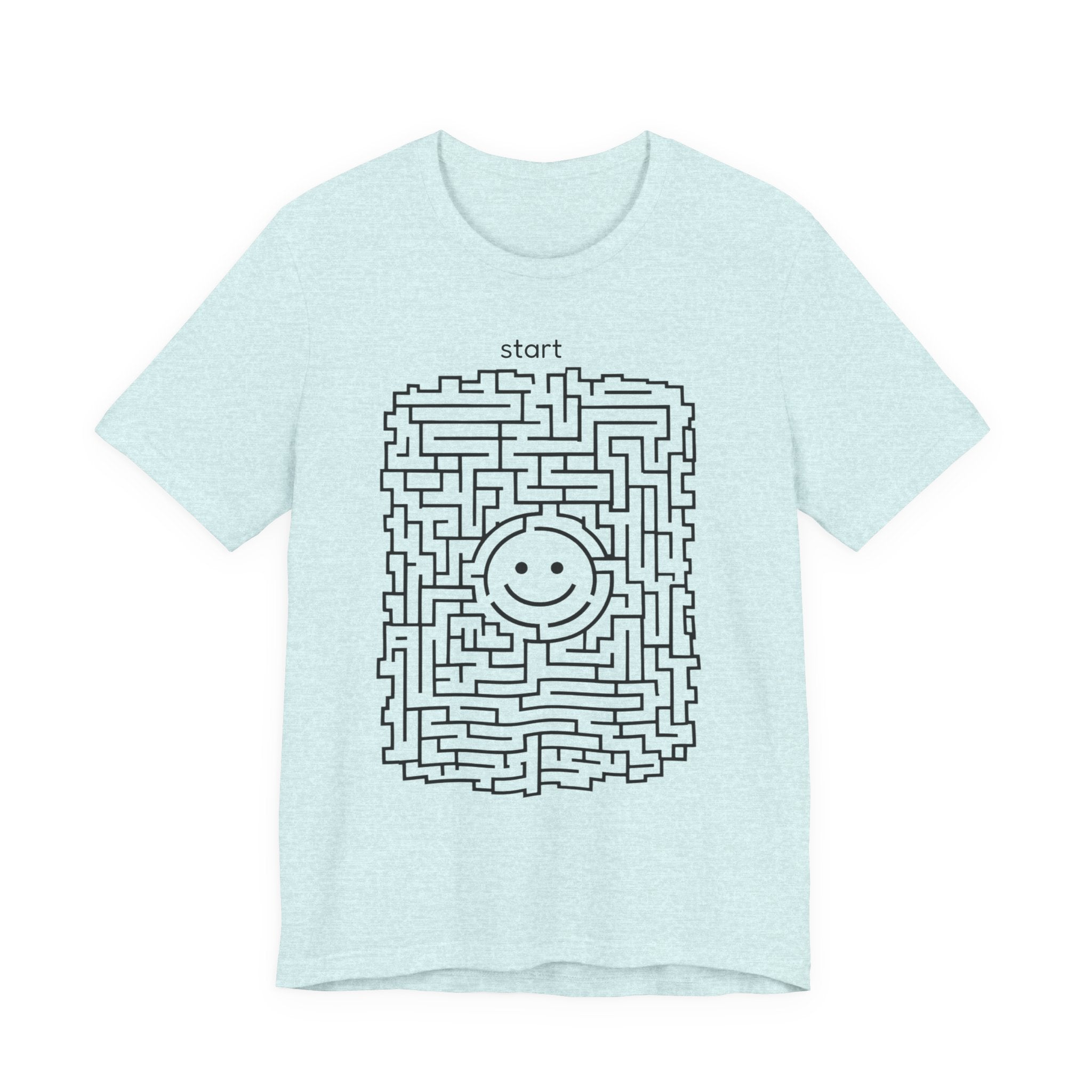 The "Pursuit of Happiness" Unsolvable Maze Tee | Funny Nihilist Graphic Shirt