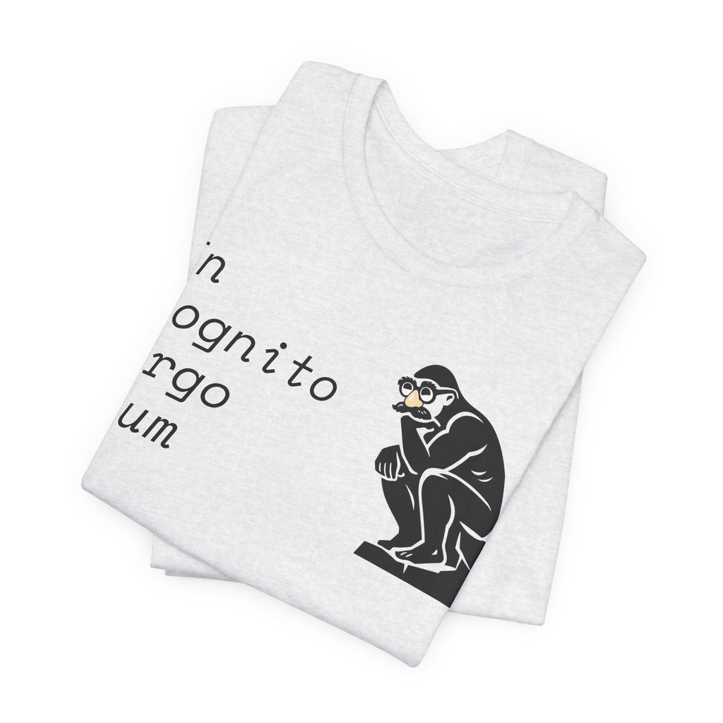 In Cognito Ergo Sum – Minimalist Philosophy T-Shirt