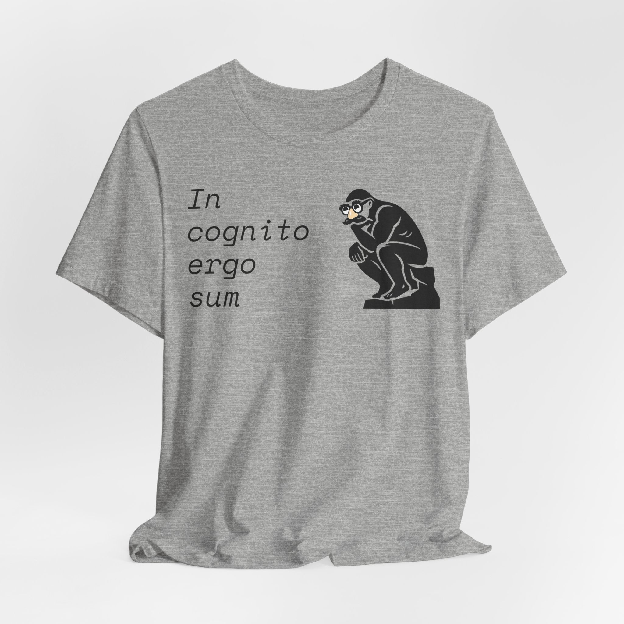 In Cognito Ergo Sum – Minimalist Philosophy T-Shirt