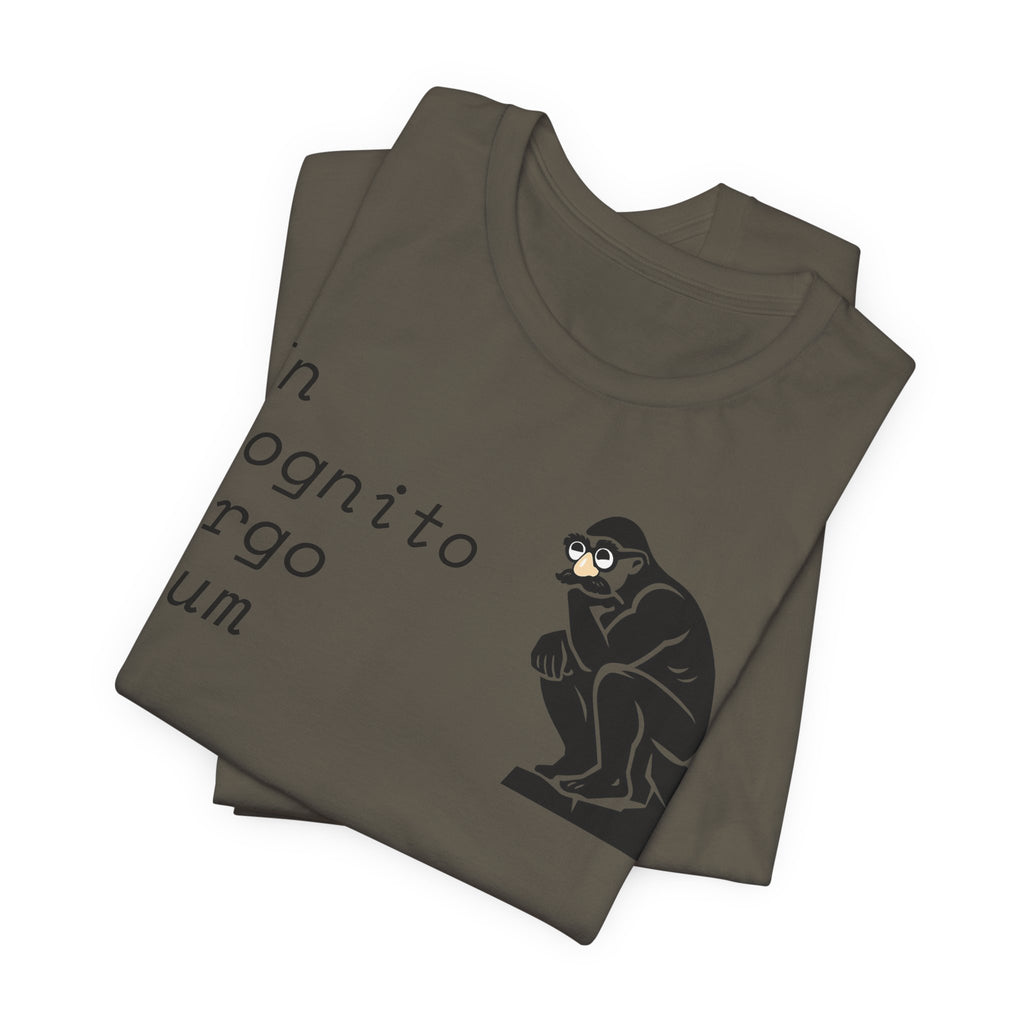 In Cognito Ergo Sum – Minimalist Philosophy T-Shirt