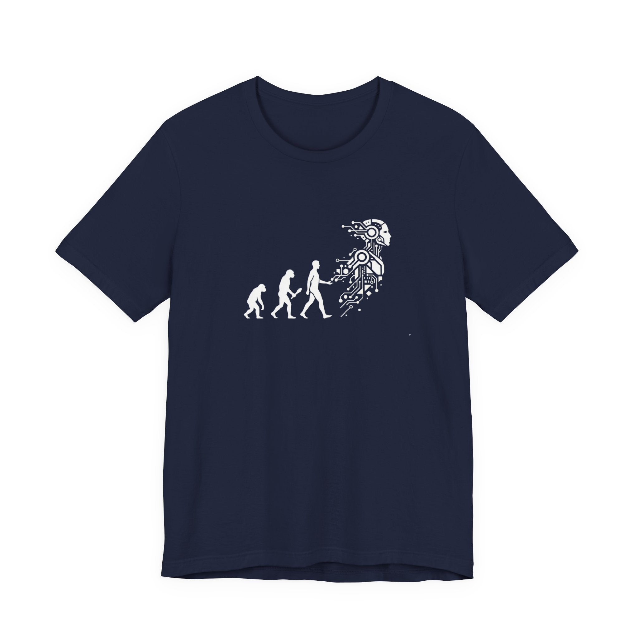 AI Evolution T-Shirt — From Ape to Algorithm
