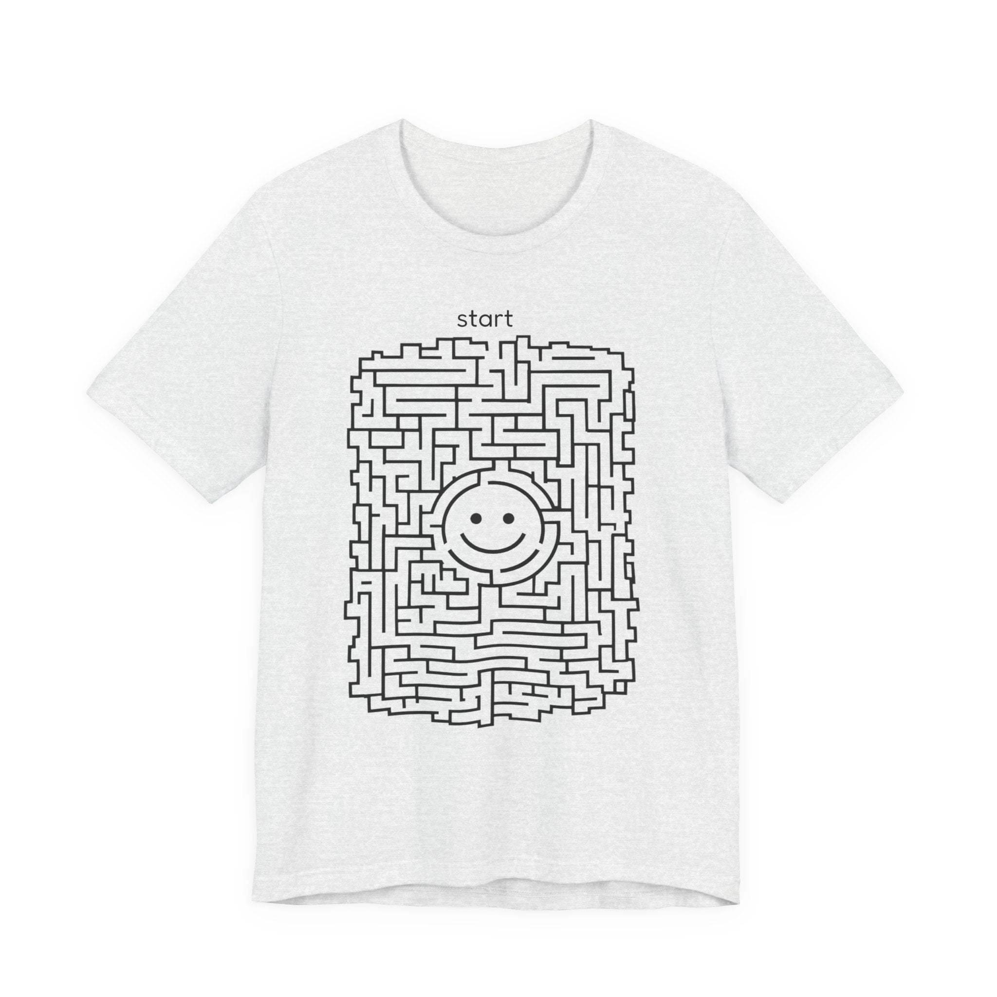 The "Pursuit of Happiness" Unsolvable Maze Tee | Funny Nihilist Graphic Shirt