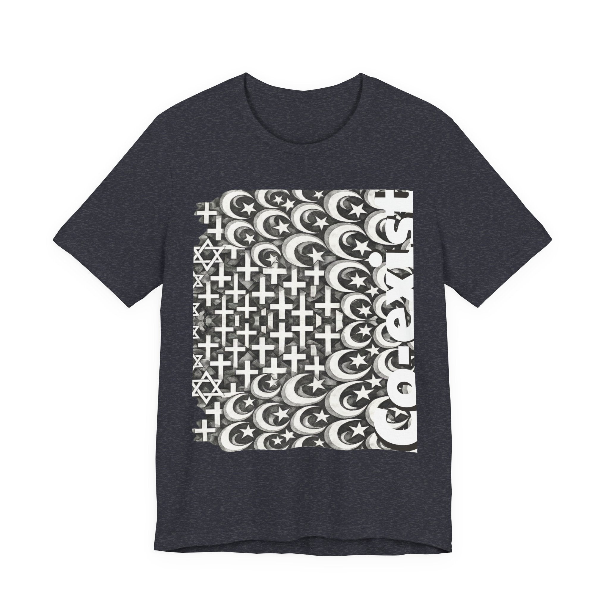 Wear Peace: Coexist Religious Tolerance & Diversity Tee