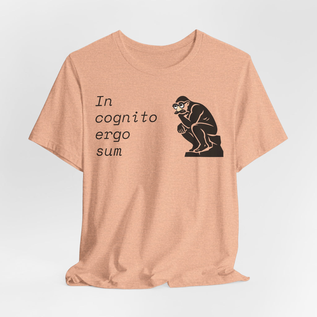 In Cognito Ergo Sum – Minimalist Philosophy T-Shirt