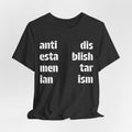 Antidisestablishmentarianism T-Shirt | Modern Typographic Grid Tee