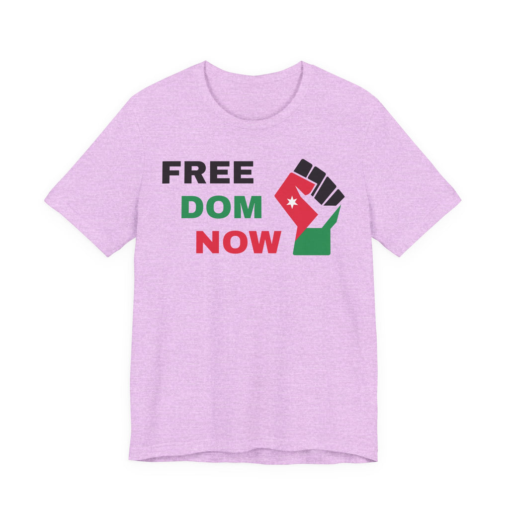 Freedom Now — Solidarity Fist Flag T-Shirt