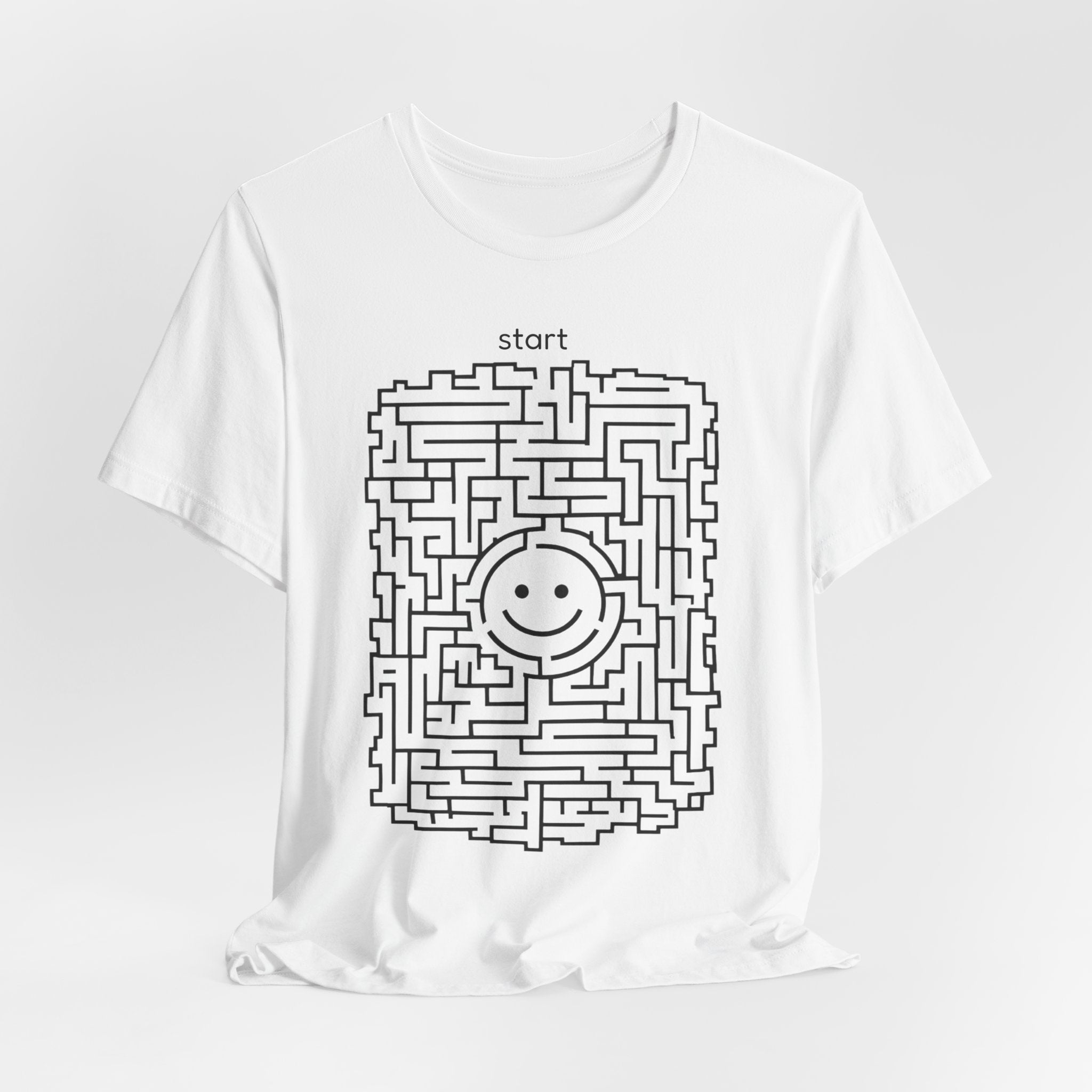 The "Pursuit of Happiness" Unsolvable Maze Tee | Funny Nihilist Graphic Shirt