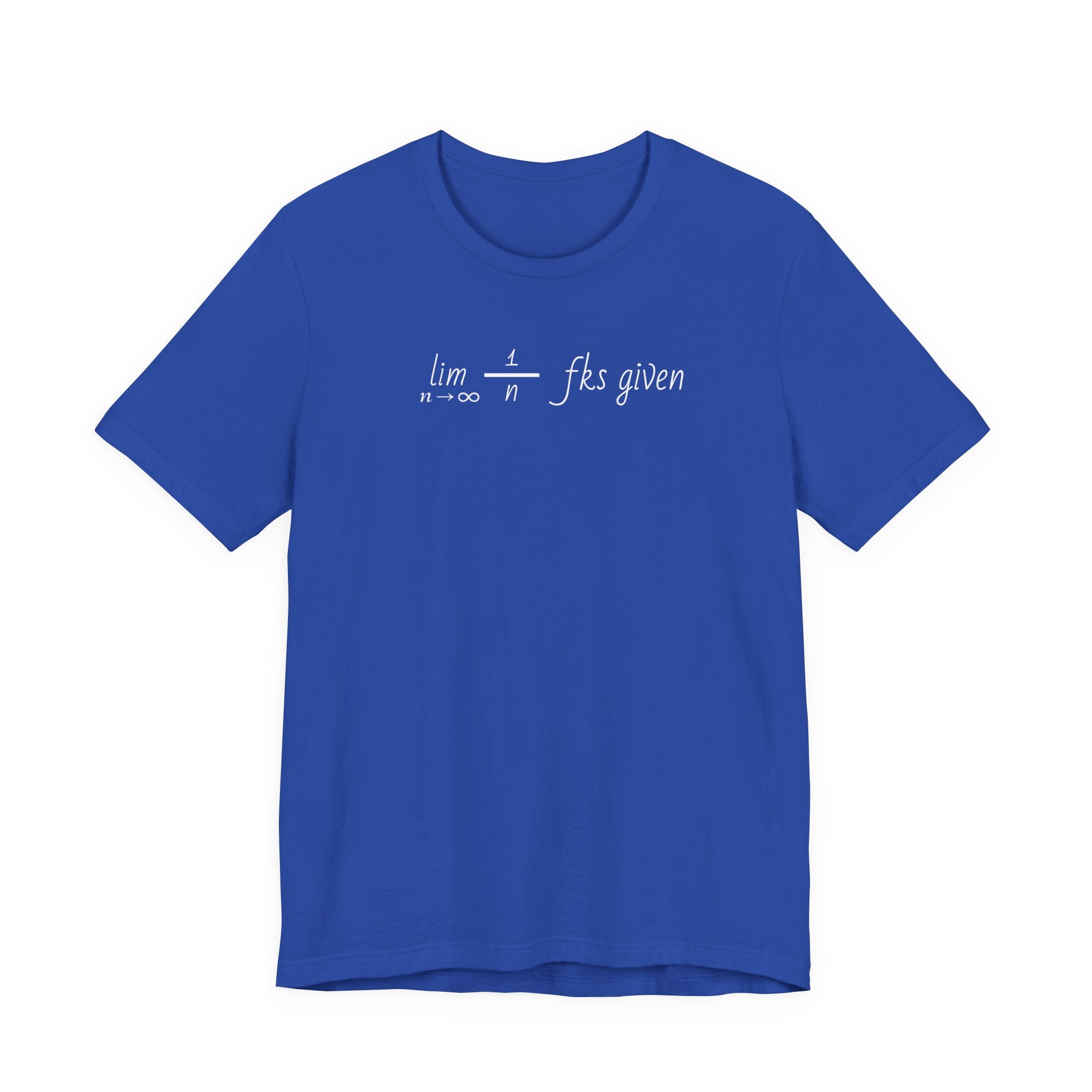 "Zero Fks Given" Limit Equation T-Shirt | Shirts for bad*ss nerds