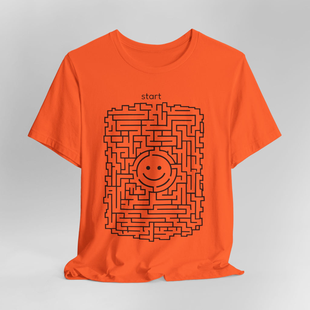 The "Pursuit of Happiness" Unsolvable Maze Tee | Funny Nihilist Graphic Shirt
