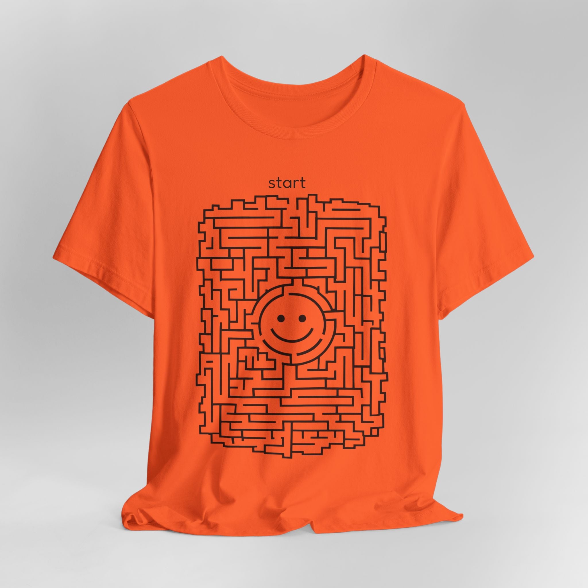 The "Pursuit of Happiness" Unsolvable Maze Tee | Funny Nihilist Graphic Shirt