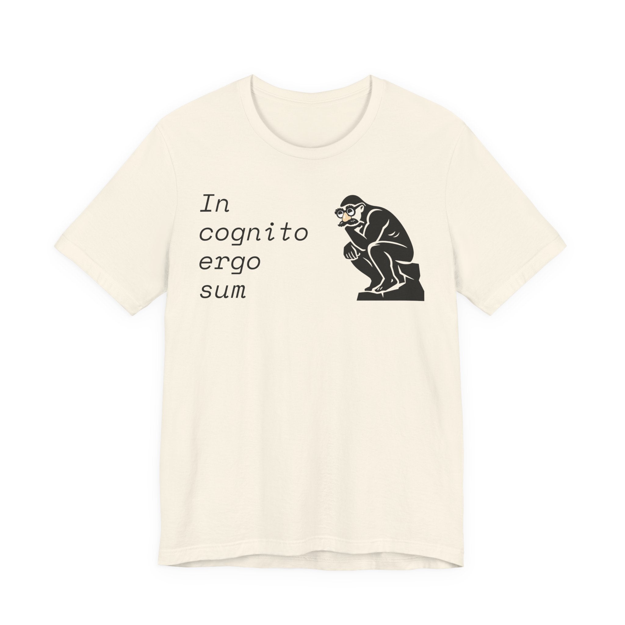 In Cognito Ergo Sum – Minimalist Philosophy T-Shirt