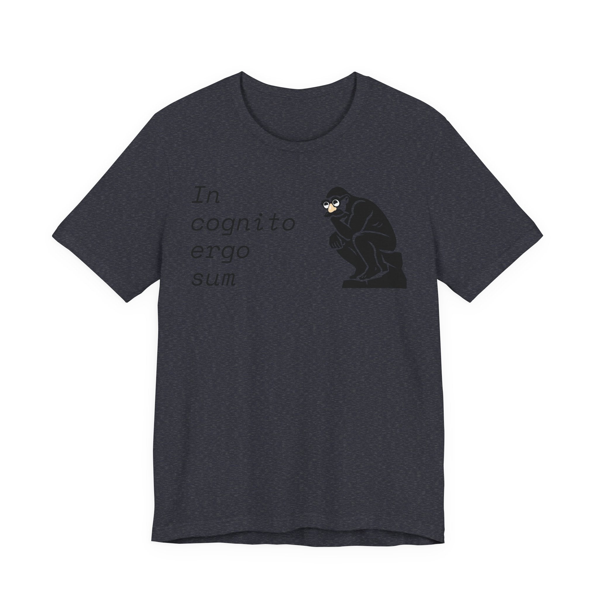 In Cognito Ergo Sum – Minimalist Philosophy T-Shirt