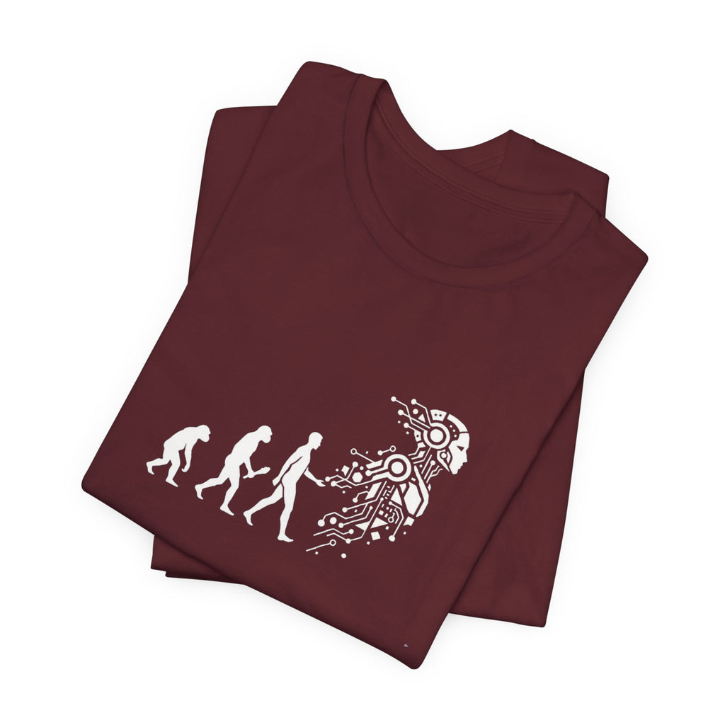 AI Evolution T-Shirt — From Ape to Algorithm