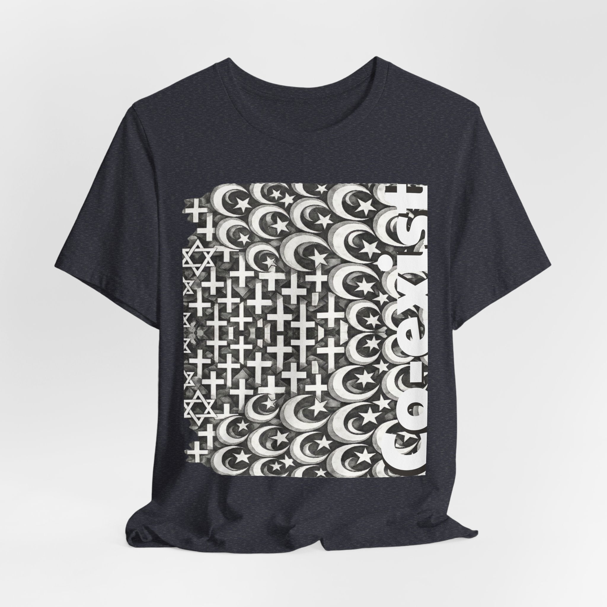 Wear Peace: Coexist Religious Tolerance & Diversity Tee