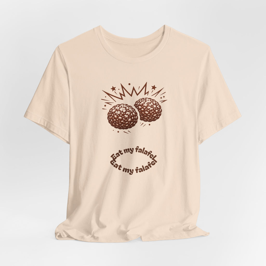 Eat My Falafel Graphic Tee | Sarcastic Middle Eastern Food Shirt | Edgy Humor