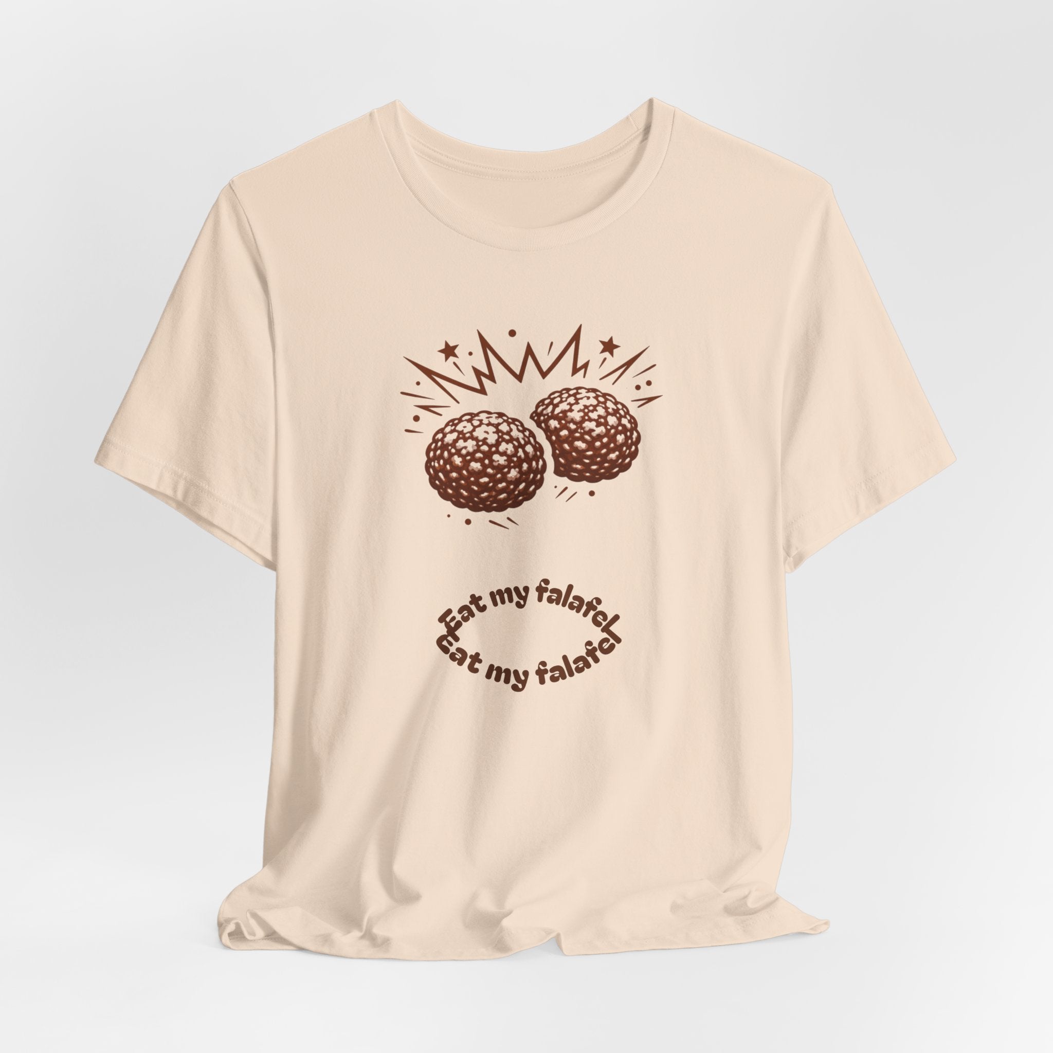 Eat My Falafel Graphic Tee | Sarcastic Middle Eastern Food Shirt | Edgy Humor