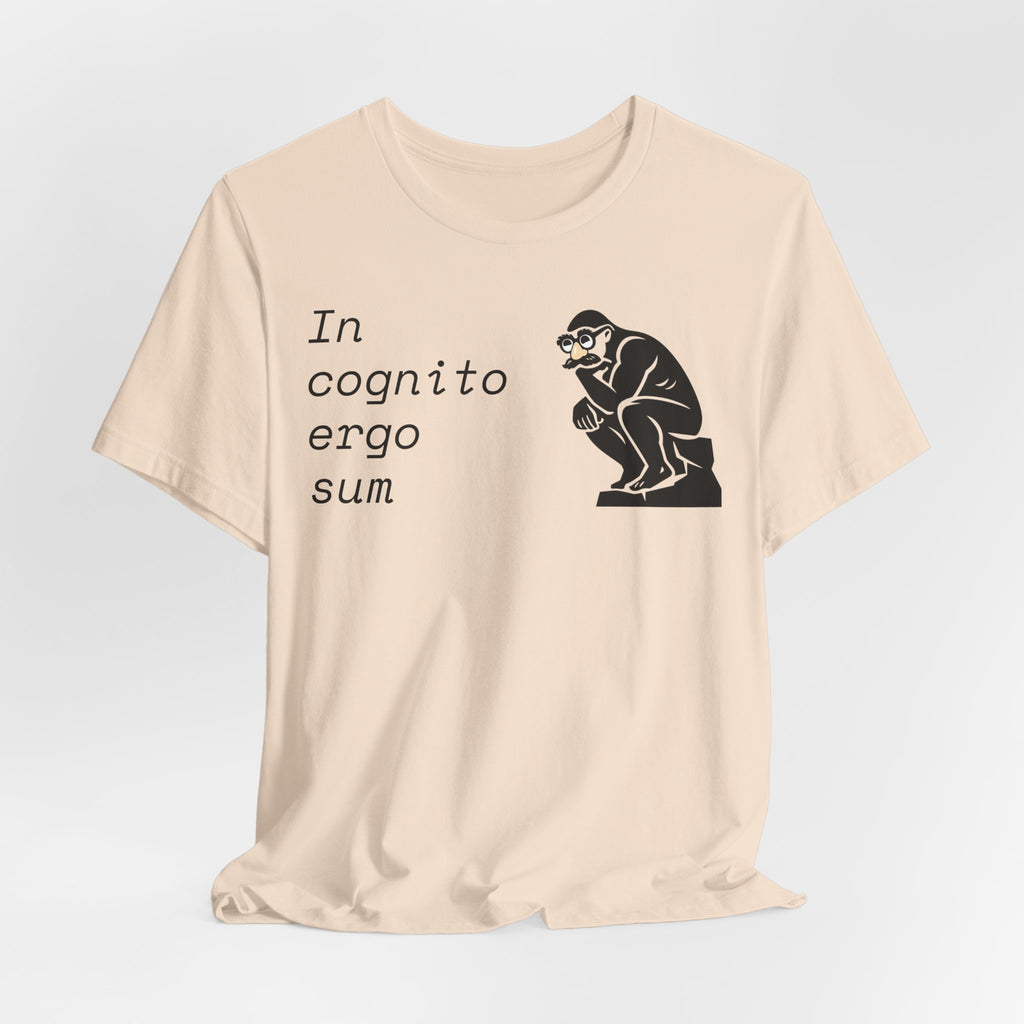 In Cognito Ergo Sum – Minimalist Philosophy T-Shirt