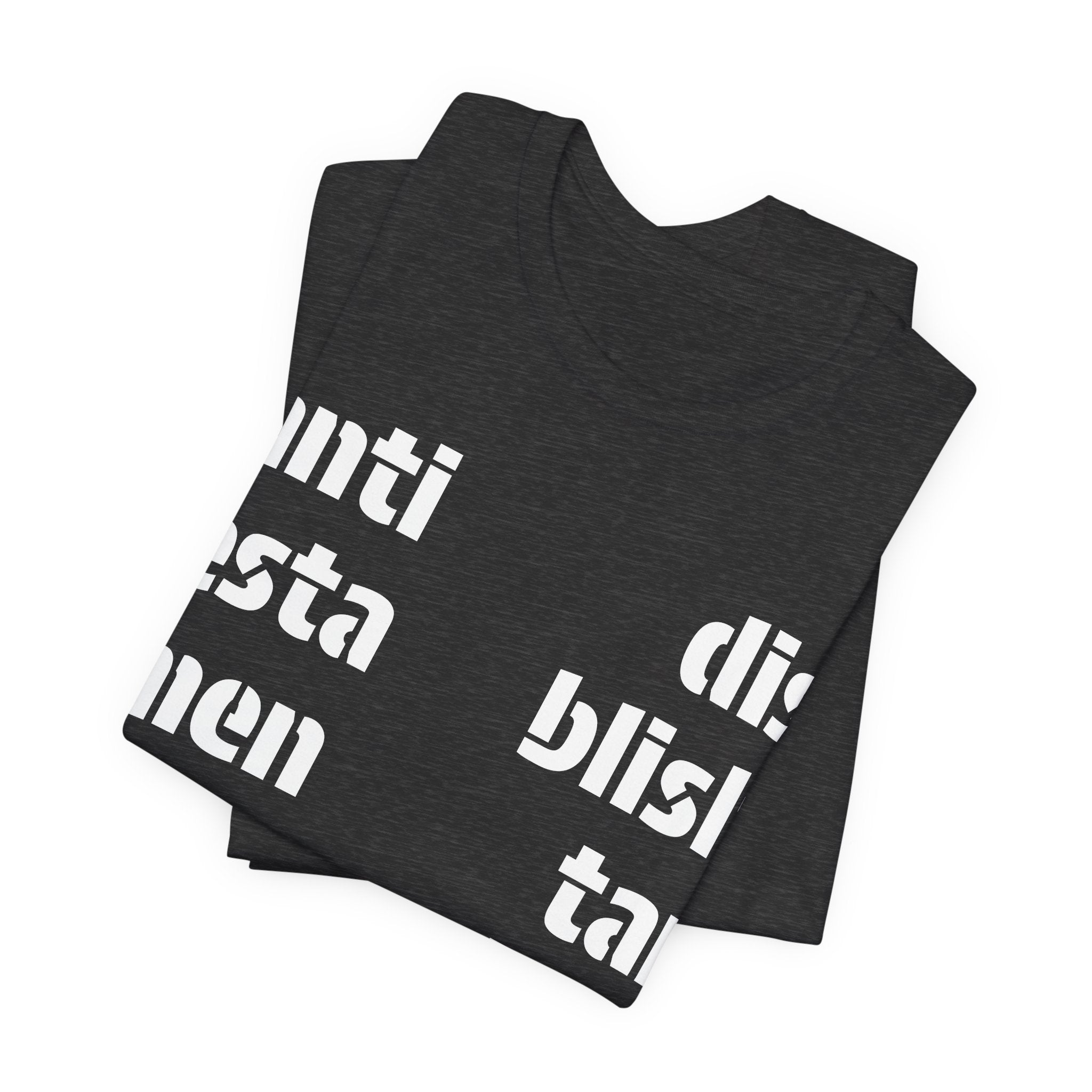 Antidisestablishmentarianism T-Shirt | Modern Typographic Grid Tee