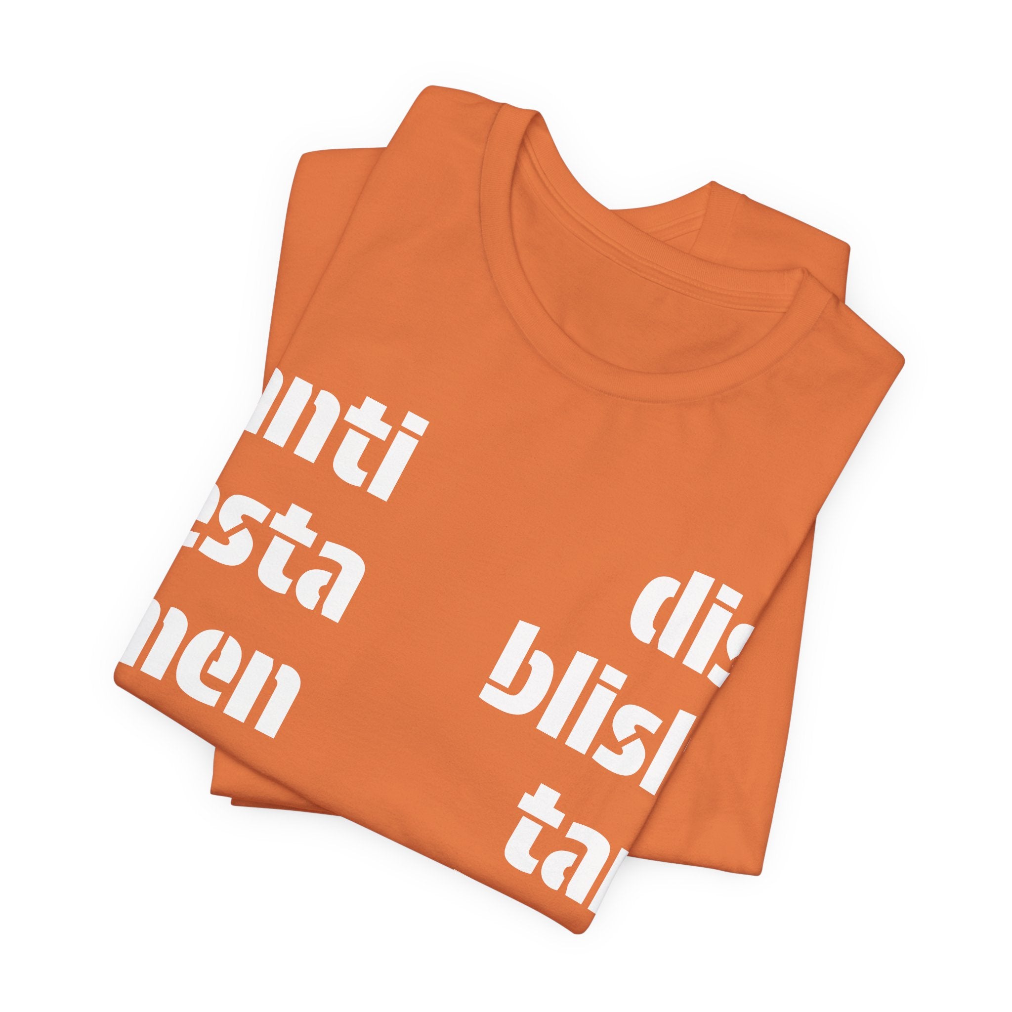 Antidisestablishmentarianism T-Shirt | Modern Typographic Grid Tee