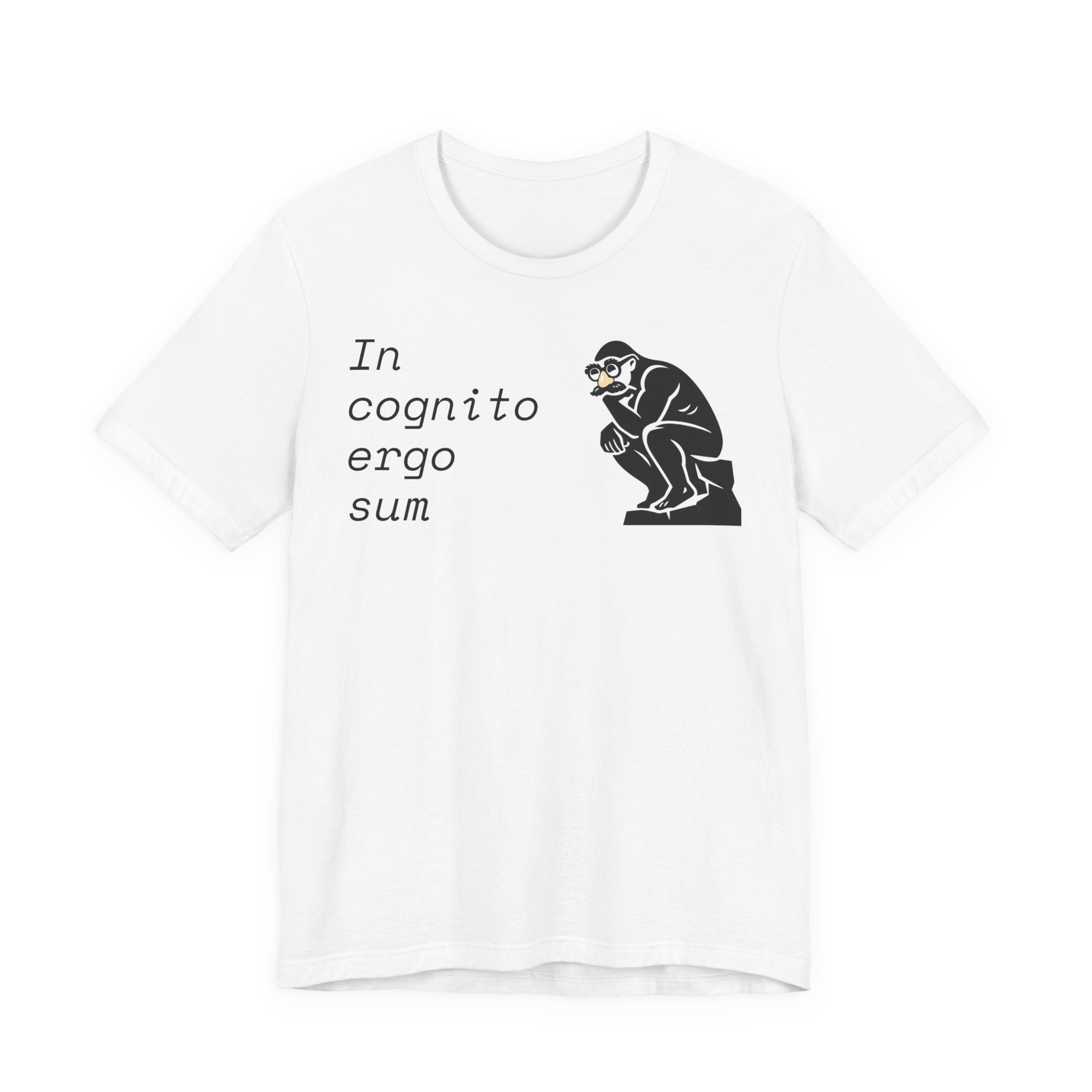 In Cognito Ergo Sum – Minimalist Philosophy T-Shirt