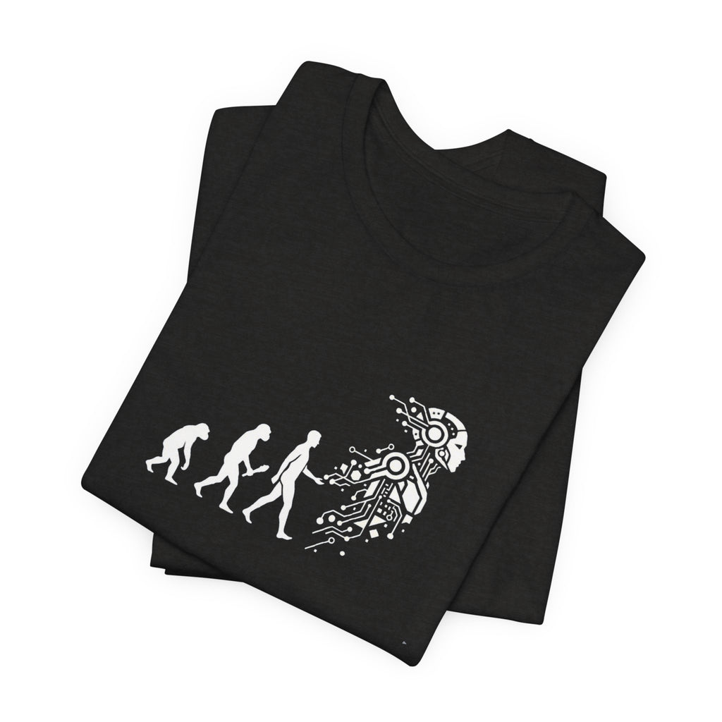AI Evolution T-Shirt — From Ape to Algorithm