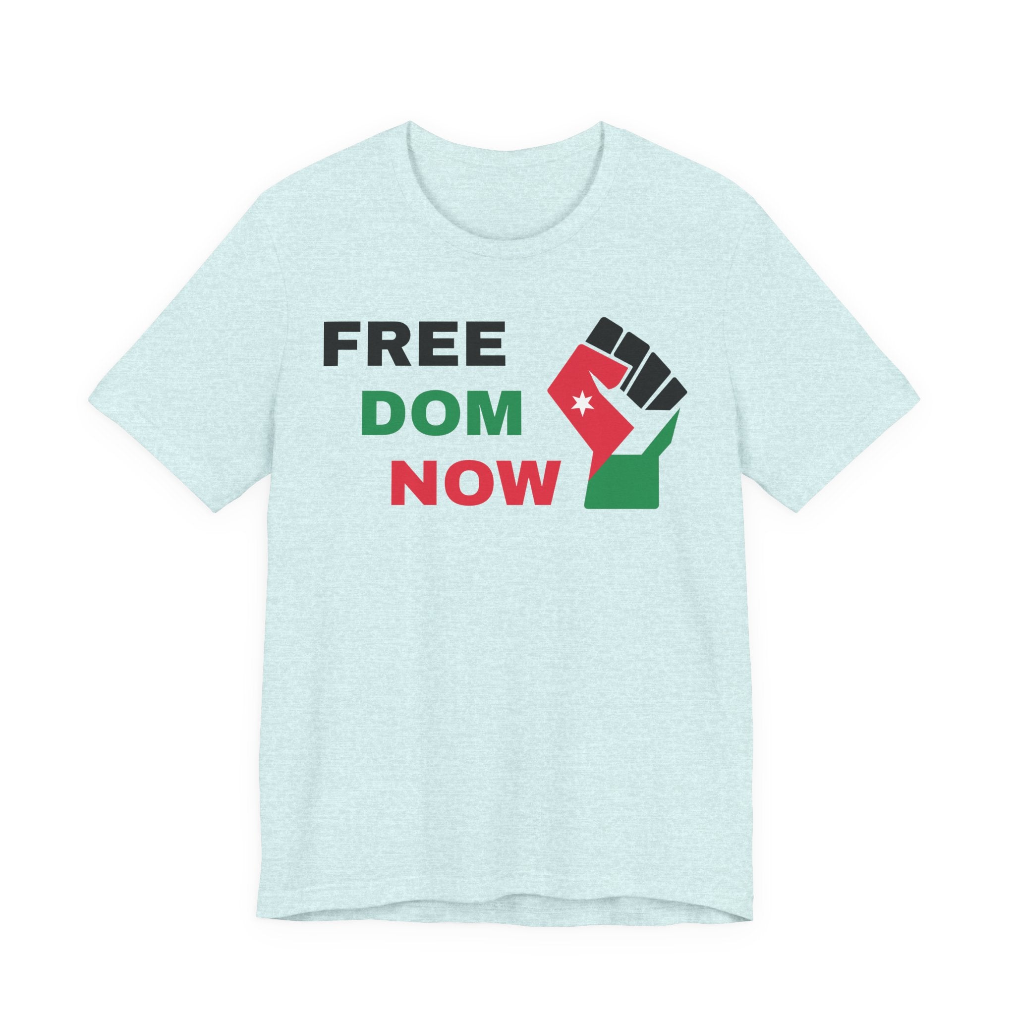Freedom Now — Solidarity Fist Flag T-Shirt