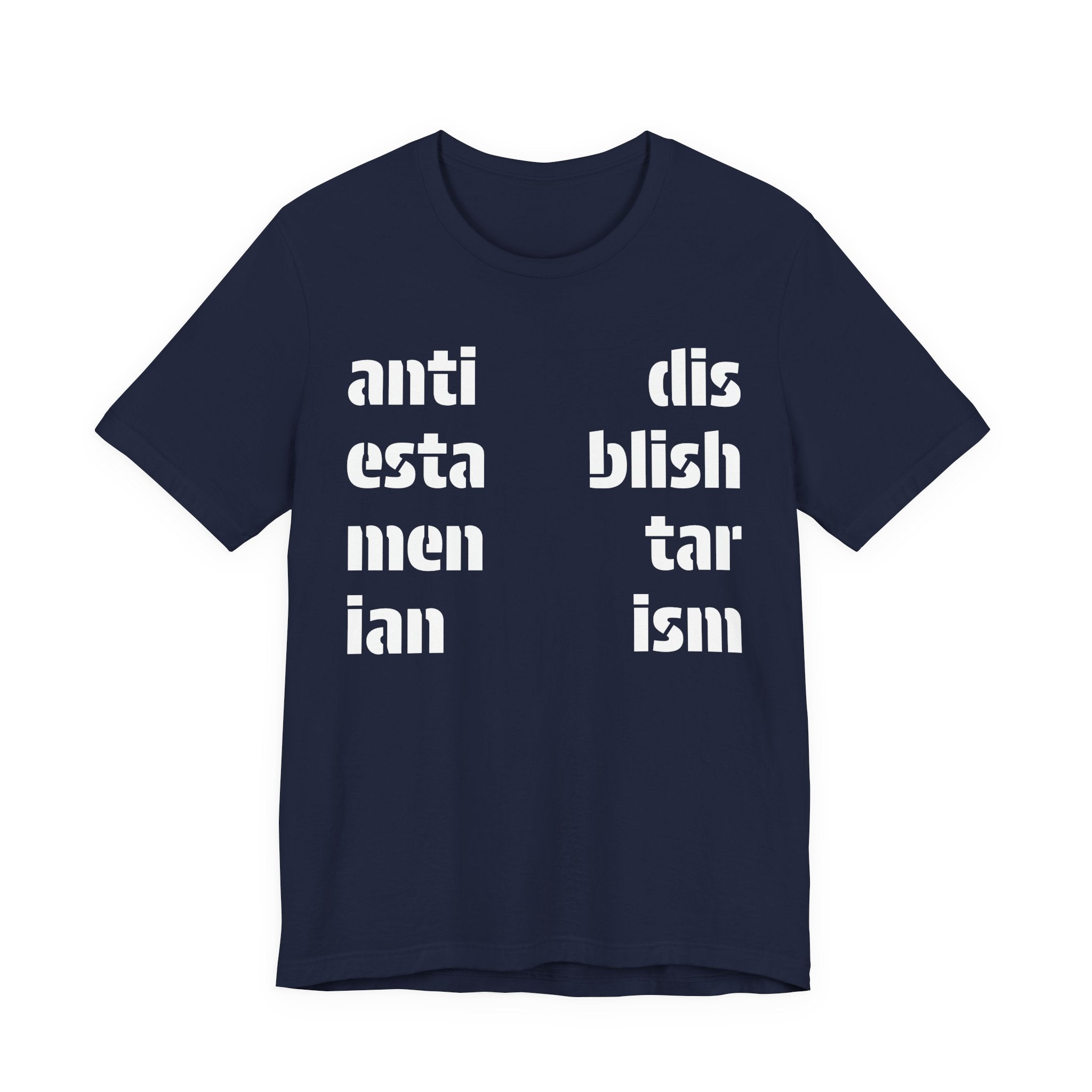 Antidisestablishmentarianism T-Shirt | Modern Typographic Grid Tee